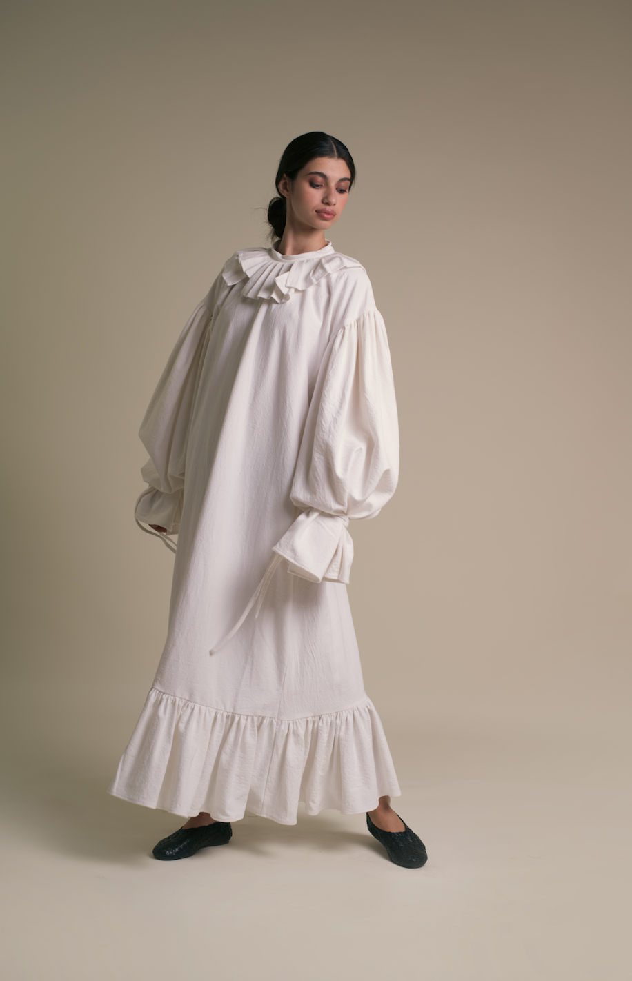 Pierrot. The dress.