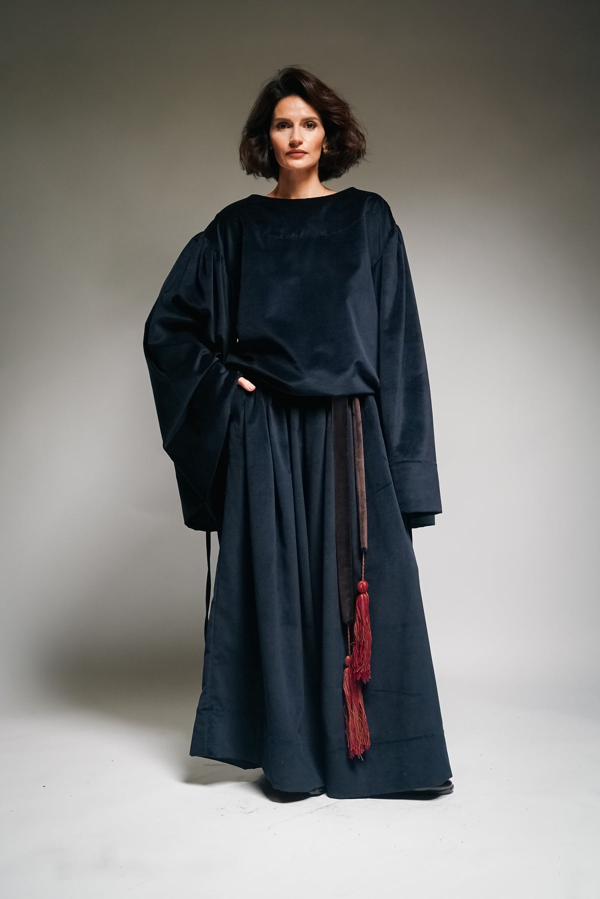 Japanese Velvet Blouse