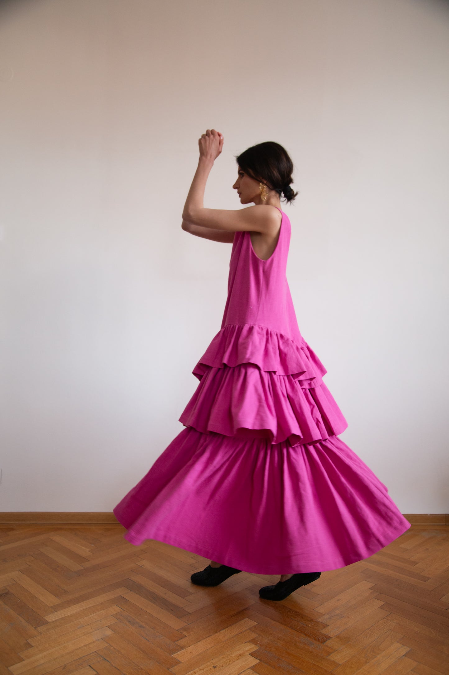 Kahlo Dress in premium linen