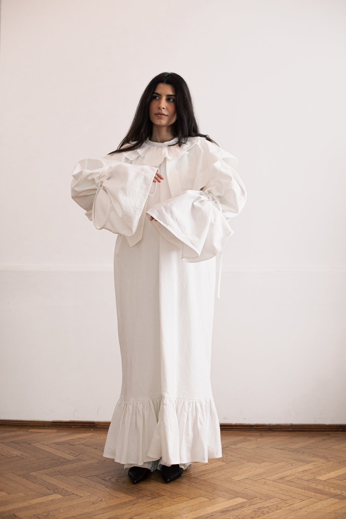 Pierrot. The dress.