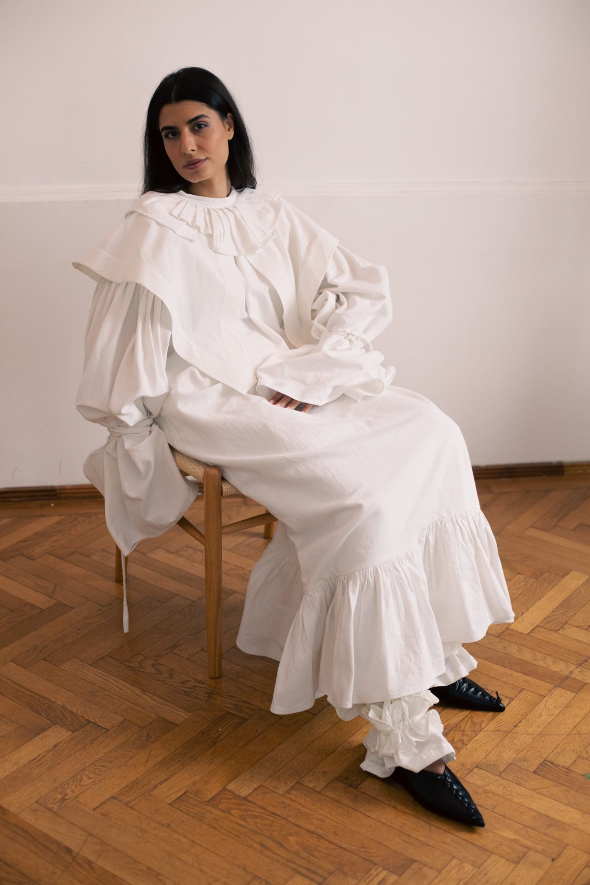 Pierrot. The dress.