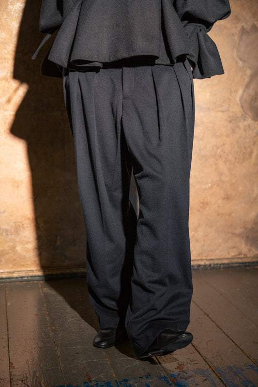 His Old Wool Trousers