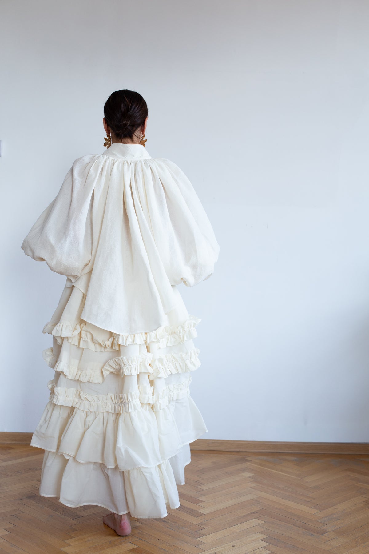 Cassandra skirt with detachable ruffles