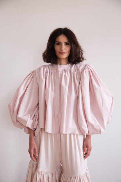 Peony Blouse in handwoven cotton
