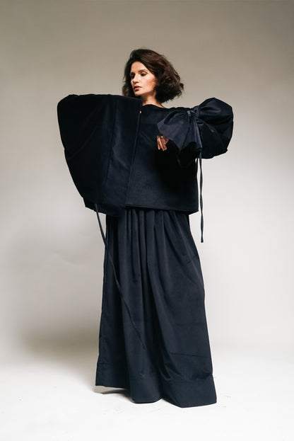 Japanese Velvet Blouse