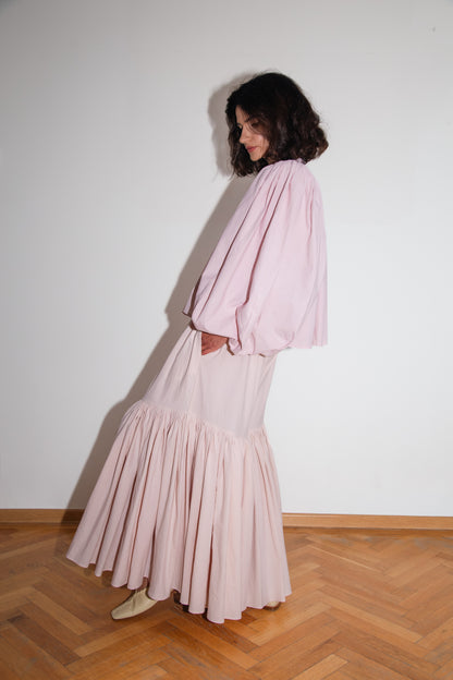 Peony Blouse in handwoven cotton