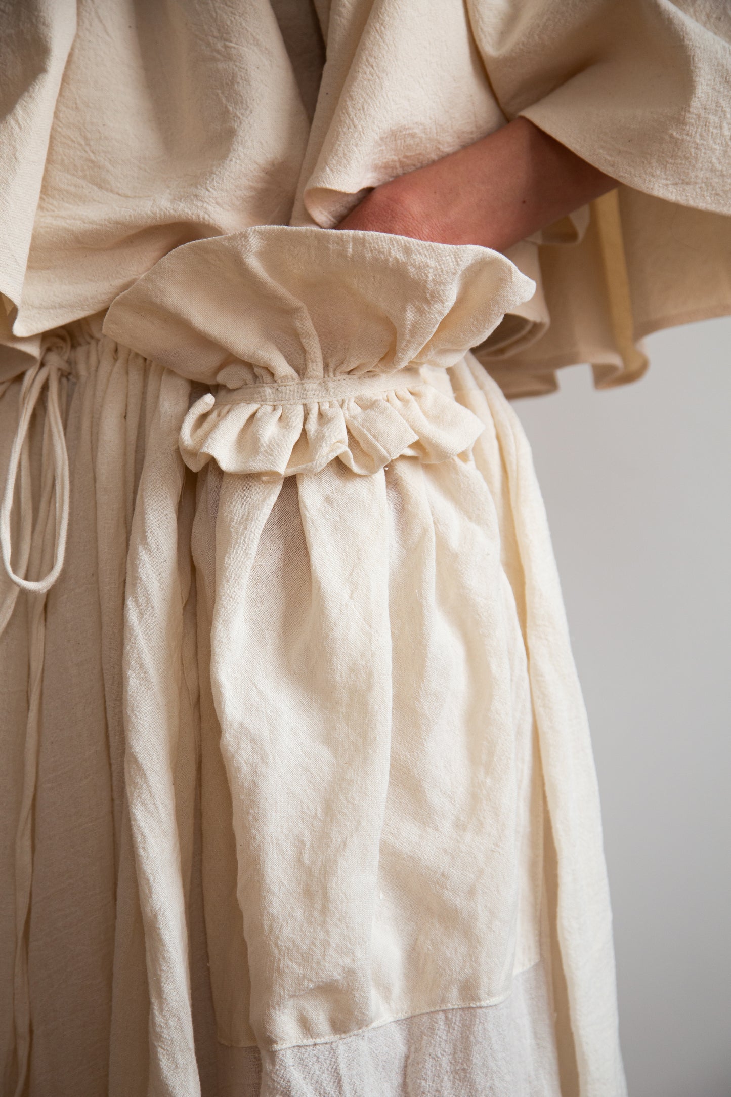 Hemp Flowers in the Pockets Skirt