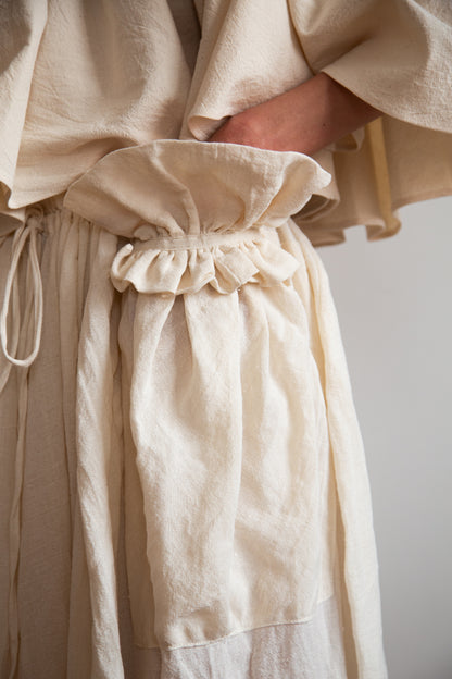 Hemp Flowers in the Pockets Skirt
