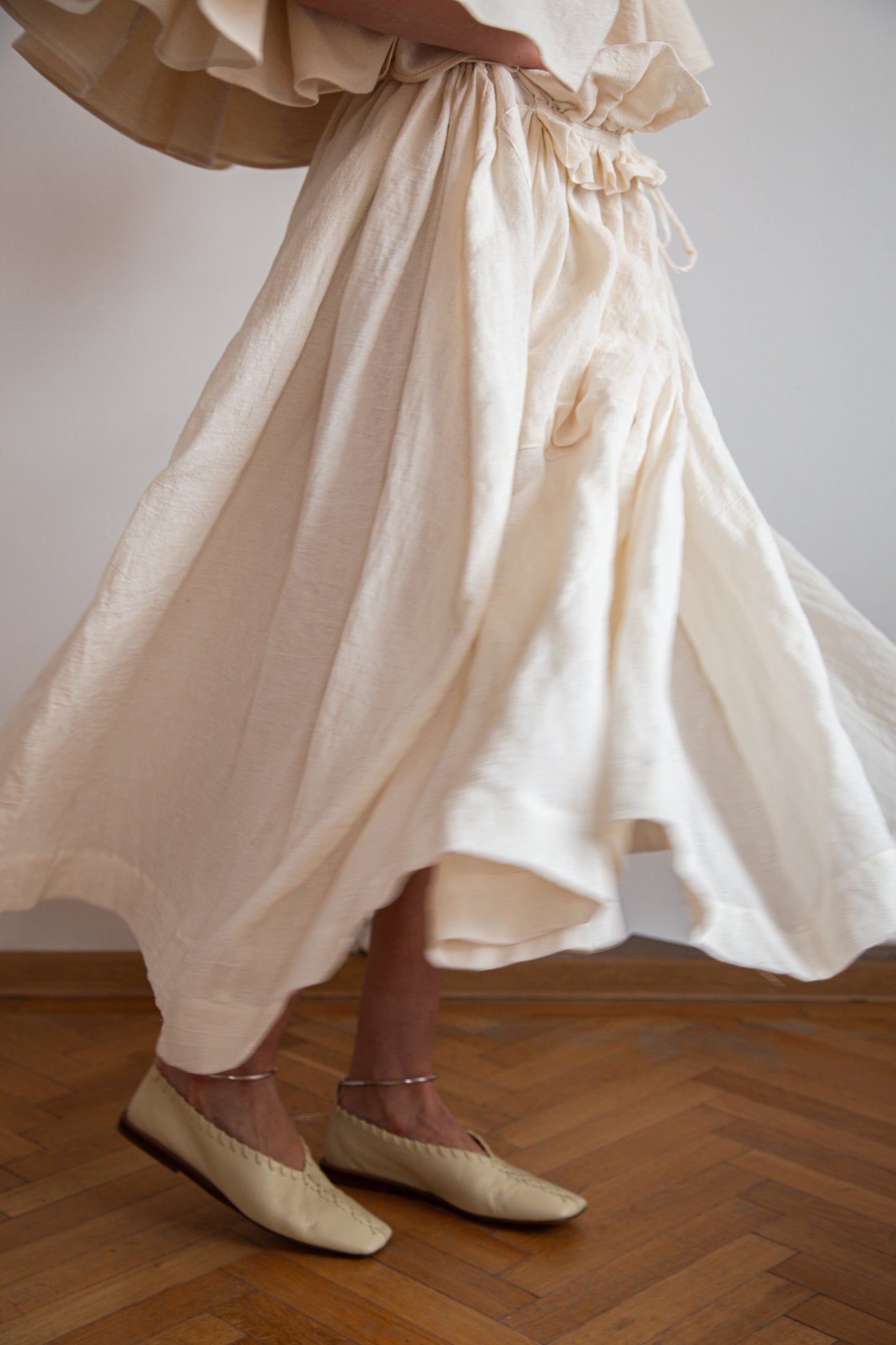 Hemp Flowers in the Pockets Skirt
