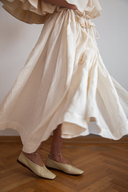 Hemp Flowers in the Pockets Skirt