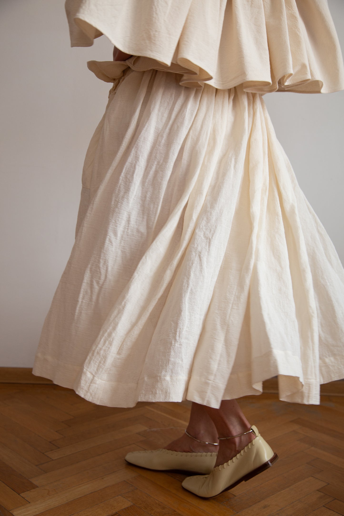 Hemp Flowers in the Pockets Skirt