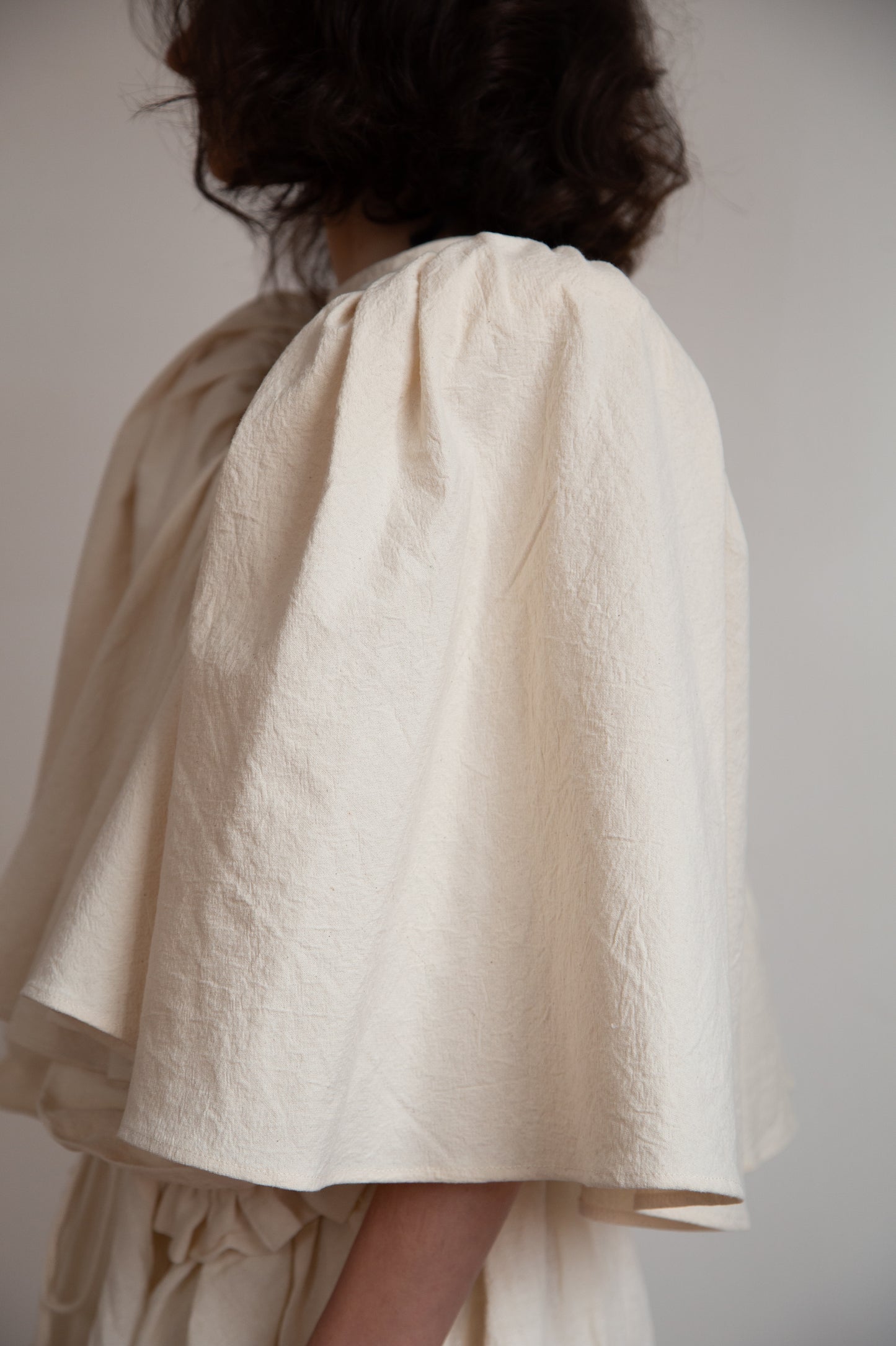Ocean Top in handwoven cotton