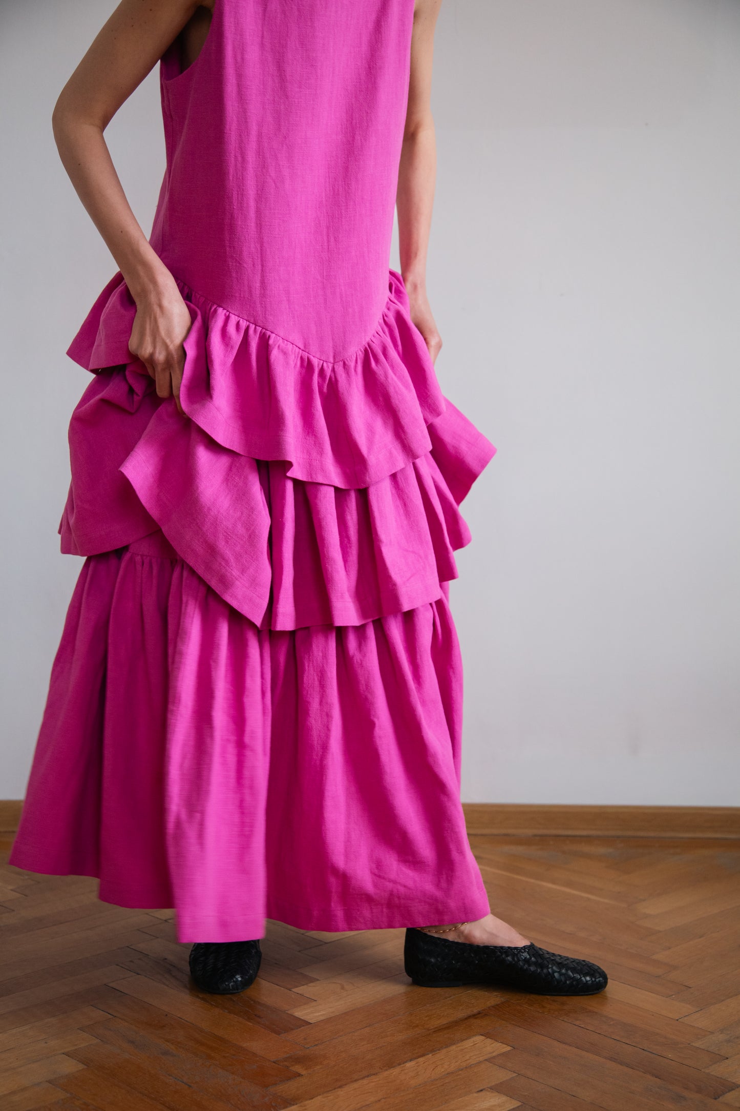 Kahlo Dress in premium linen