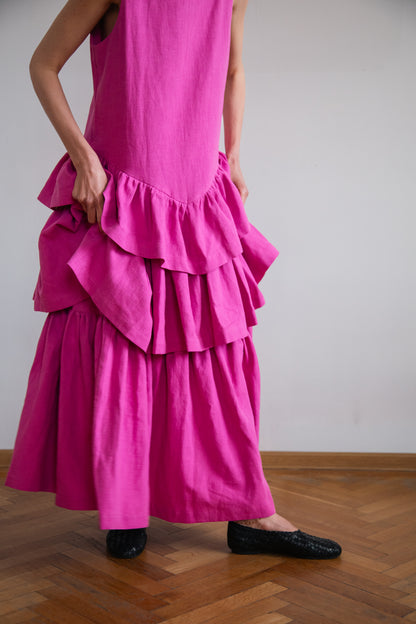 Kahlo Dress in premium linen