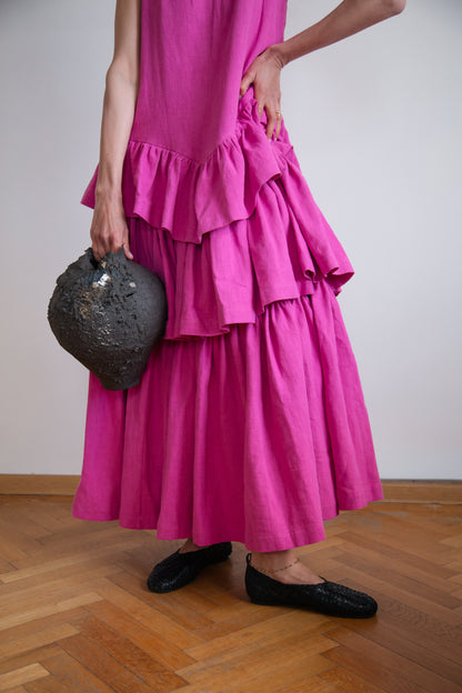 Kahlo Dress in premium linen