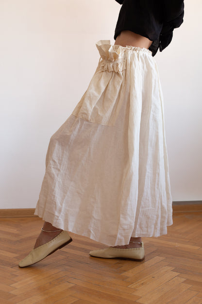 Hemp Flowers in the Pockets Skirt