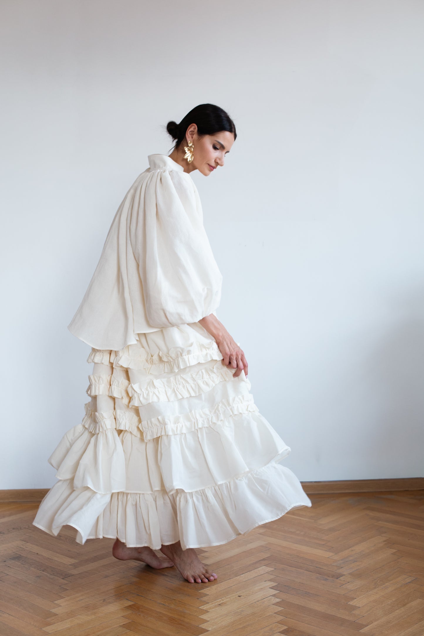 Stormy skirt with detachable ruffles