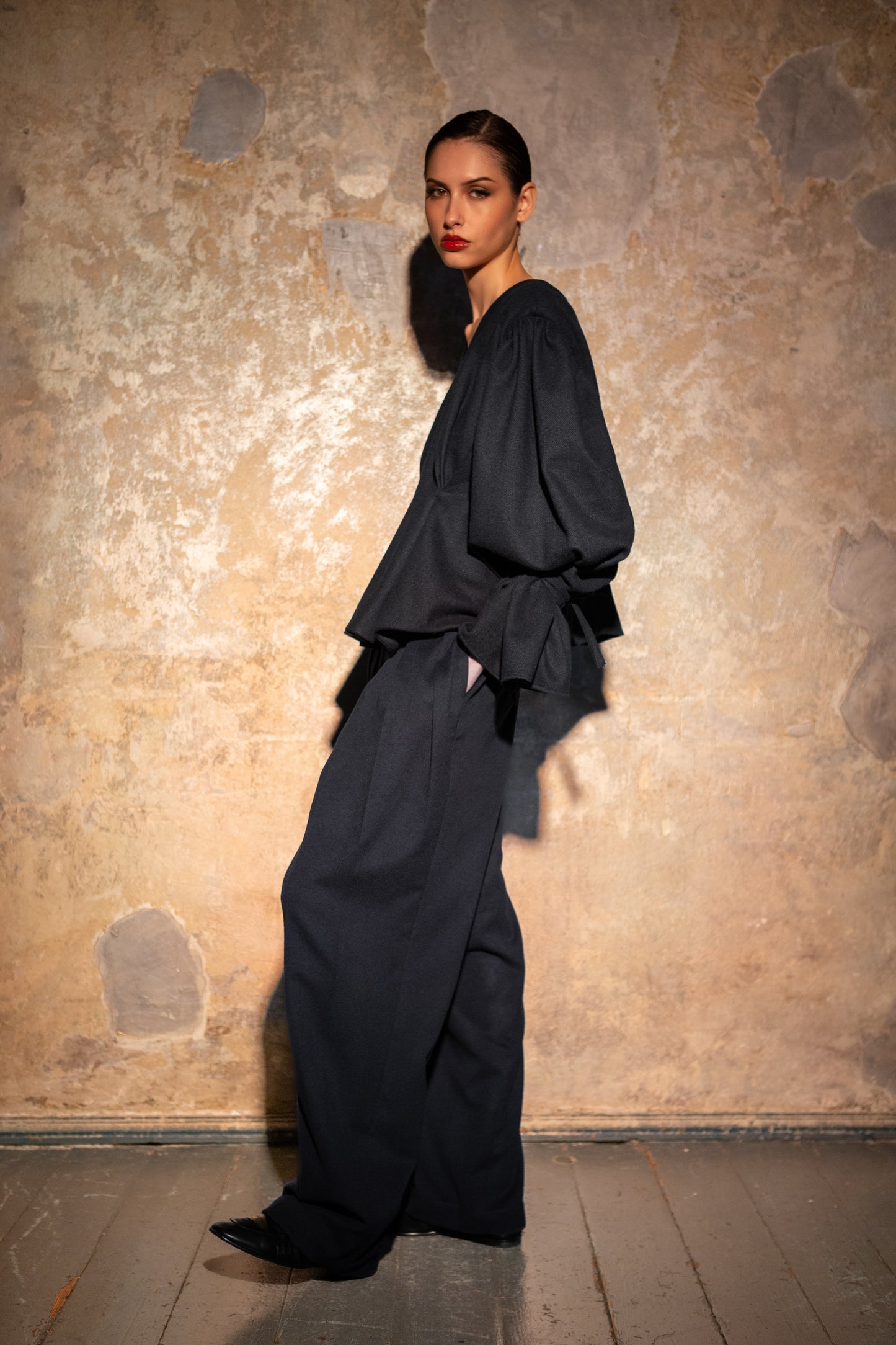 His Old Wool Trousers