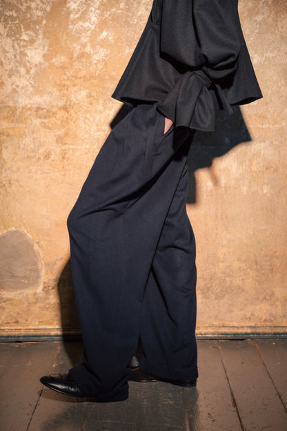 His Old Wool Trousers