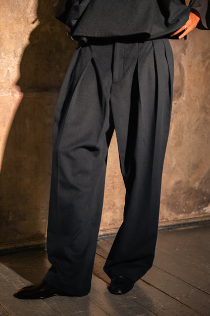 His Old Wool Trousers