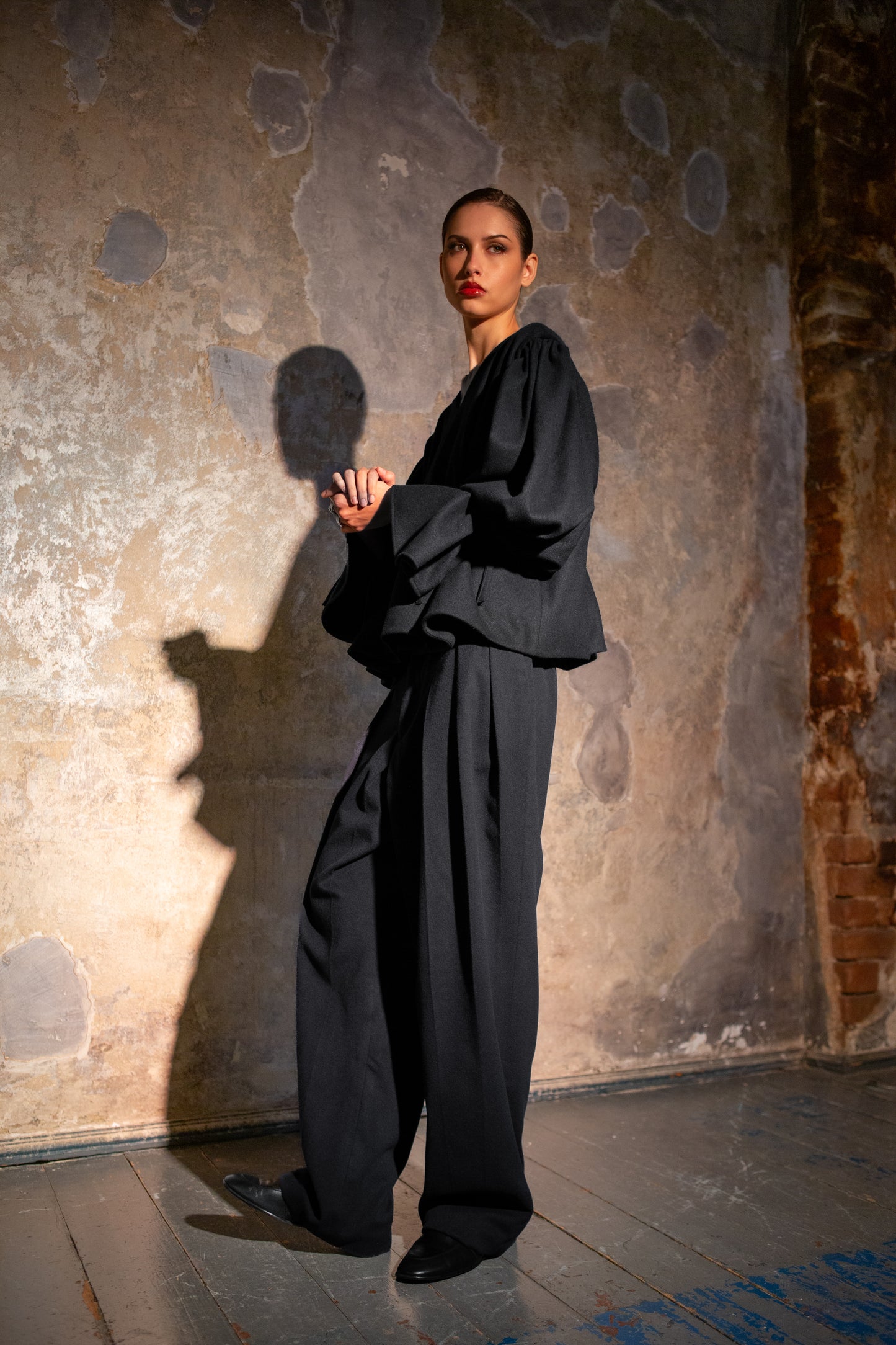 His Old Wool Trousers