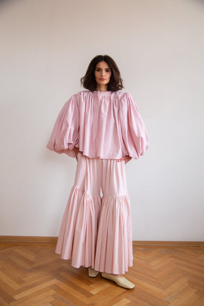Peony Blouse in handwoven cotton