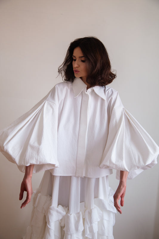 Cloud Blouse in handwoven cotton