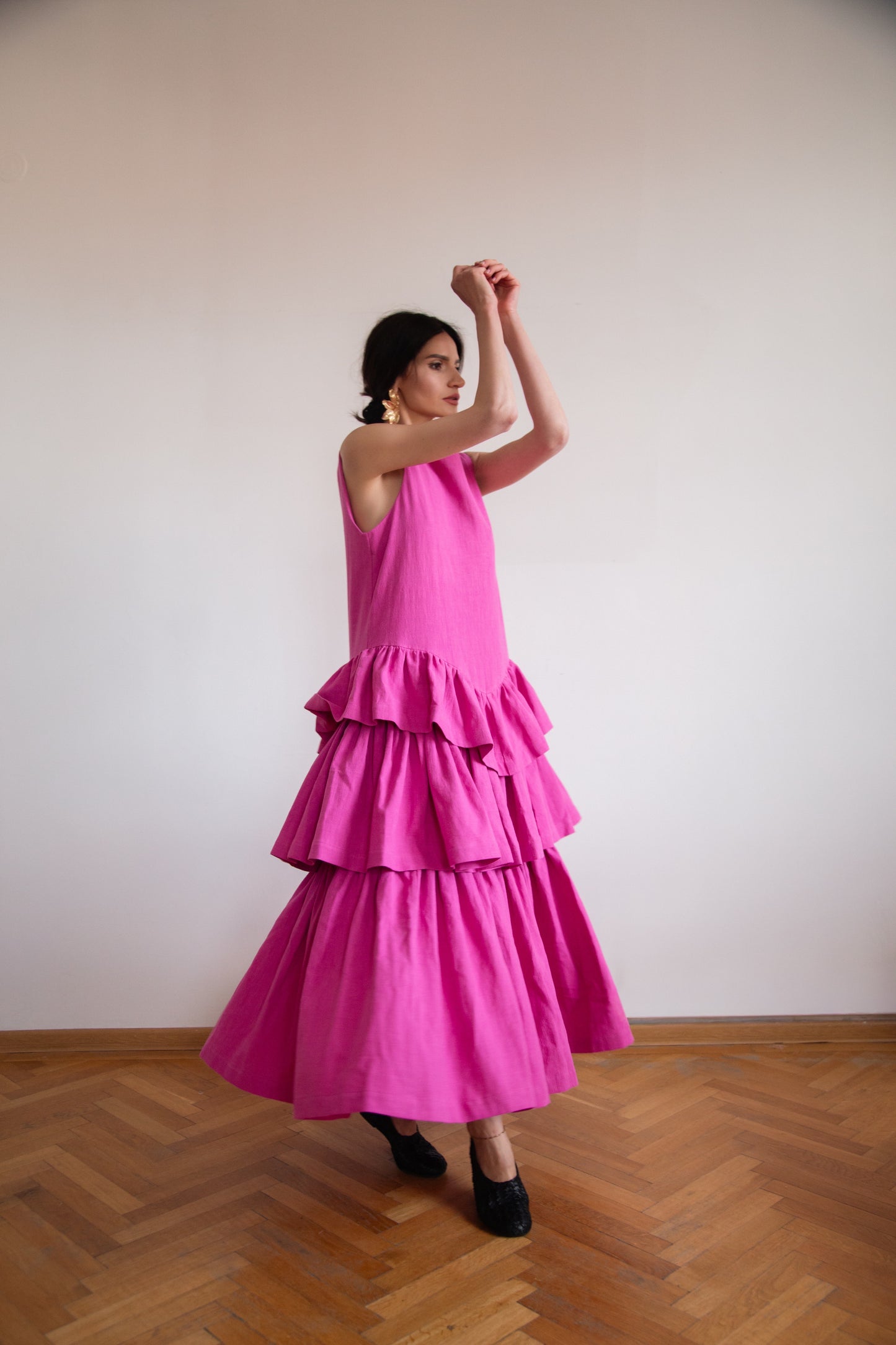 Kahlo Dress in premium linen
