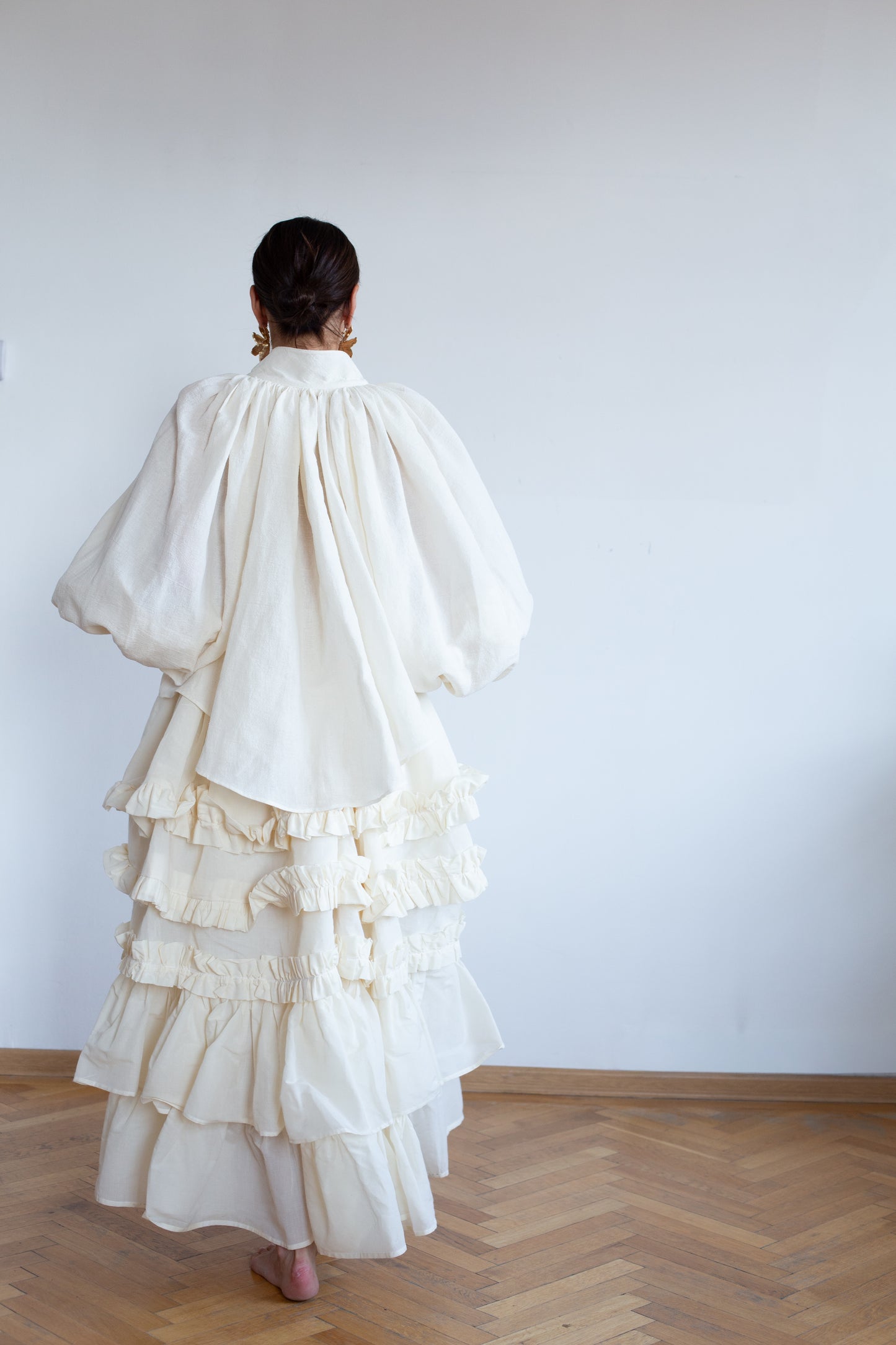 Stormy skirt with detachable ruffles