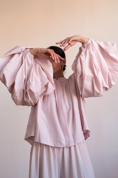 Peony Blouse in handwoven cotton