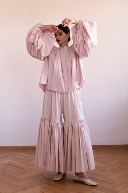Peony Blouse in handwoven cotton